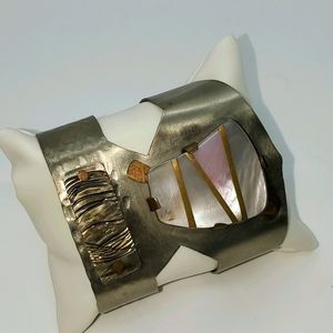 Vintage Brutalist Cuff Bracelet